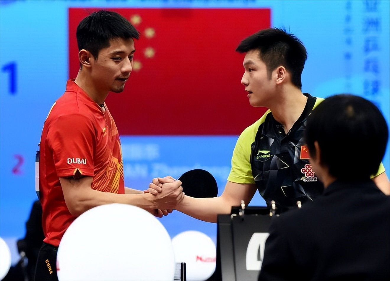 韩国队鏖战瑞典队，张继科点燃赛场